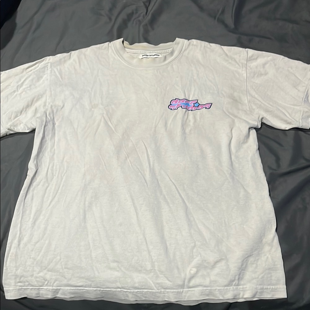 Graphic Anime Cream Colored Tee